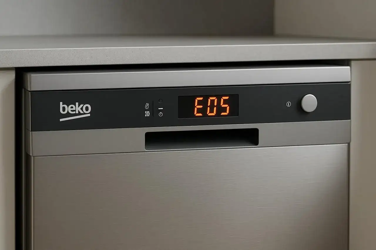 Jak zresetować zmywarkę Beko, gdy panel nie reaguje